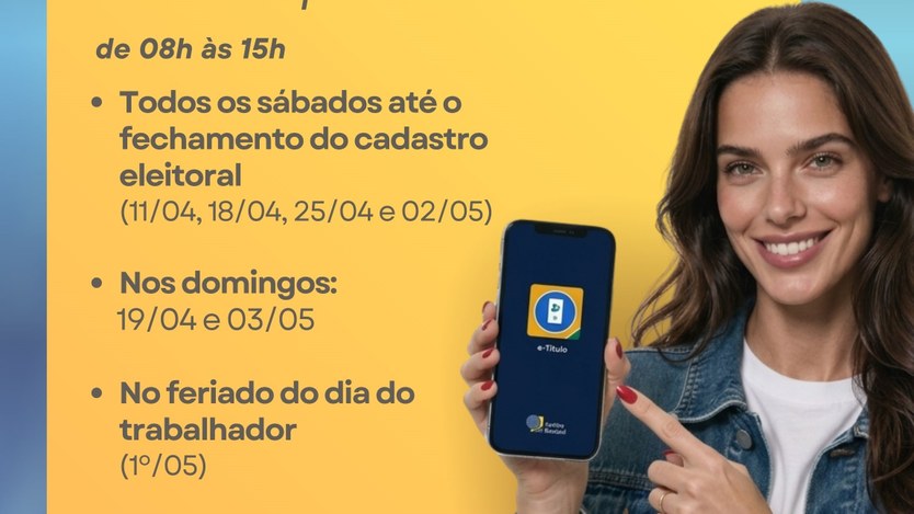 A recomendação é que eleitoras e eleitores não deixem para a última hora.