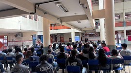 Atividade reuniu cerca de 200 alunos do Ensino Médio do CED 01 e abordou democracia, eleições e ...