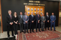 A Cerimônia de Aposição das fotos dos Des. Renato Coelho, Demétrius Cavalcanti e Fabrício Bezerr...