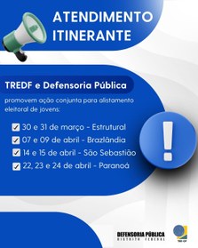 Ação Itinerante TREDF e Defensoria Pública do DF