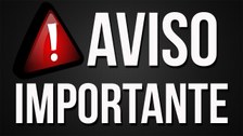 
aviso importante - eleições