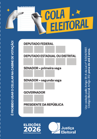 Cola eleitoral - Eleições 2026