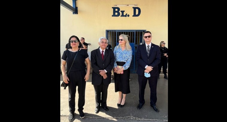 Comitiva do TREDF visita penitenciária da Papuda A reunião integra as ações de preparação da votação dos presos