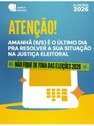 Depois do dia 6 de maio, o cadastro eleitoral será fechado
