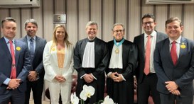 Desembargador Renato Guanabara Leal participa de posse no TRF1 A solenidade aconteceu às 17 horas desta quinta-feira (7/12)