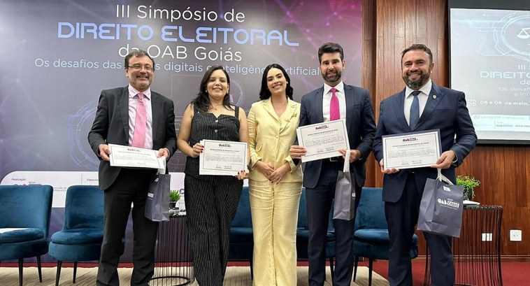 Diretor da EJE/DF palestra no Simpósio de Direito Eleitoral da OAB/GO Diretor da EJE/DF palestra no Simpósio de Direito Eleitoral da OAB/GO