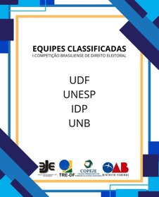 Estão classificadas as instituições UDF, UNESP, IDP e UnB.