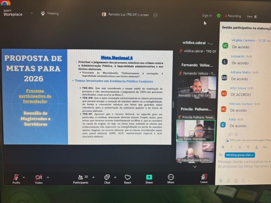 Metas Nosso Parlamento