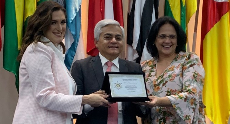 O evento aconteceu no Auditório do Ministério da Mulher, da Família e dos Direitos Humanos (MMFD...