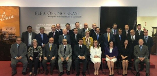 Ao final do evento, foi publicada uma carta à nação brasileira sobre a segurança das urnas eletr...