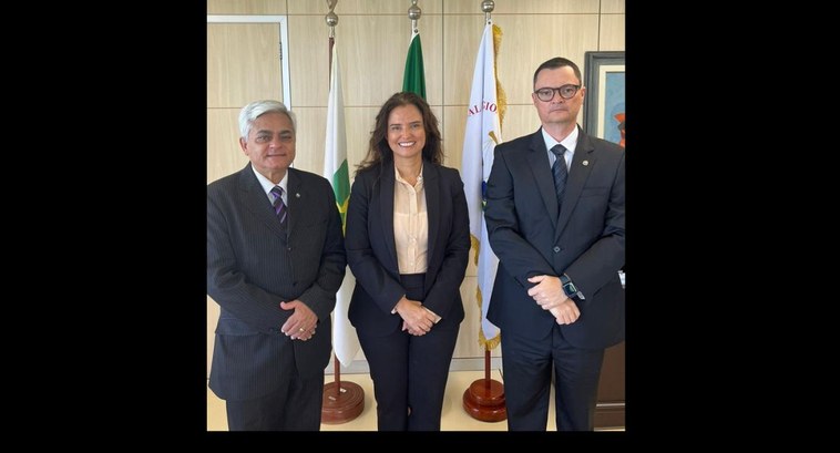 Presidente do TRE-DF recebe visita institucional de ex-Procuradora Geral do MPDFT A Promotora do MPDFT concorreu à lista tríplice para a vaga de desembargadora do TJDFT