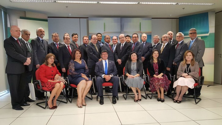 Presidente do TSE, ministro Luiz Fux, se reúne com presidentes dos regionais eleitorais Presidente do TSE, ministro Luiz Fux, se reúne com presidentes dos regionais eleitorais
