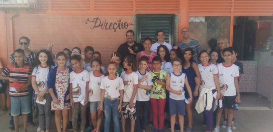 Secretário da EJE ministra palestra para alunos da Escola Classe 59 da Ceilândia