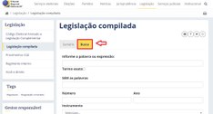 Print de tela da ferramenta de busca