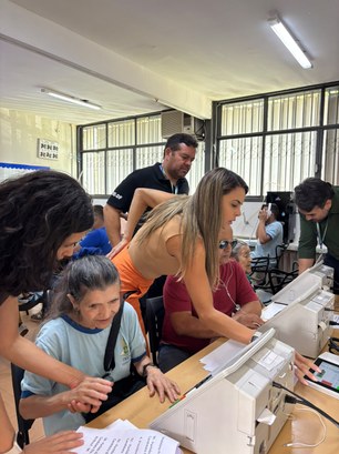 Atividade da EJE-DF também apresentou recursos de acessibilidade da urna eletrônica