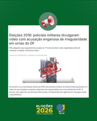 TRE-DF Fake Fatos Boatos