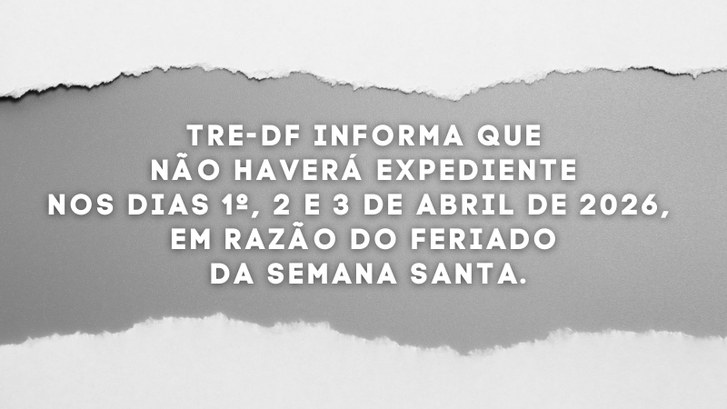 tre-df feriado tre-df feriado