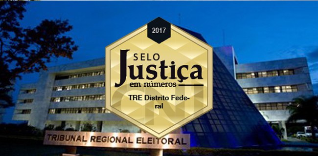 TREDF recebe Selo Ouro do CNJ