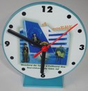 Relógio de mesa redondo distribuído por ocasião da 1ª Mostra de Arte e Cultura dos servidores do...