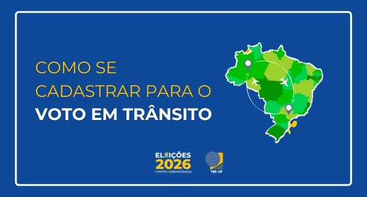 Como se cadastrar para o voto em trânsito