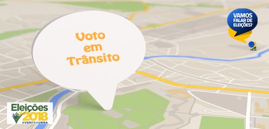 TRE-BA arte para voto em trânsito TRE-BA arte para voto em trânsito