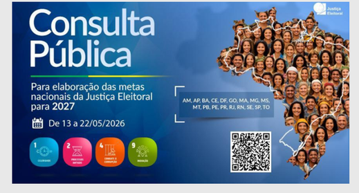 TRE/DF abre consulta pública para elaboração das metas do Poder Judiciário