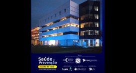 TRE-DF ilumina fachada em apoio à campanha Março Azul TRE-DF ilumina fachada em apoio à campanha Março Azul