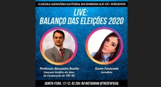 tre-df promove live sobre eleiçoes 2020
