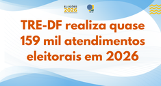 TRE-DF realiza quase 159 mil atendimentos eleitorais em 2026