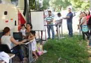 Ônibus "TRE AQUI" no bairro Afonso Pena. foto: Pedro Henrique Silva Jonas - 103ªZE/Divinópolis