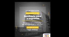 TREDF anuncia seminário sobre as eleições voltado à Imprensa