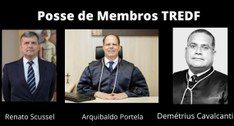 TREDF recebe três novos Membros