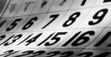 TRERN_calendário Imagem de uma folha de calendário